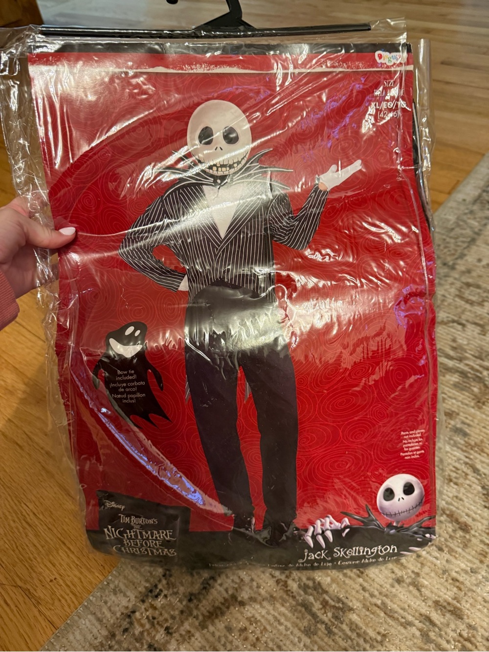 Disney Adult XL Jack Skellington Halloween Costume